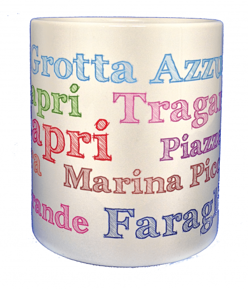 Tazza Scitte Gessetto Capri