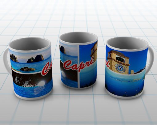 Tazza quattro foto Souvenir Capri